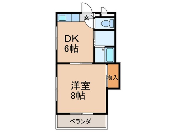 シャトレ新町の物件間取画像